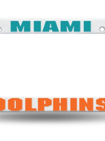 Miami Dolphins #1 Fan Metal License Plate Tag