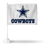 Rico Industries Dallas Cowboys White With Primary Logo And Wordmark Car Flag
