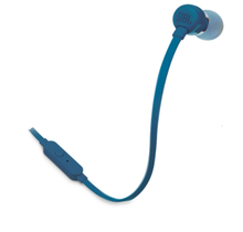 JBL - T Series T110 In Ear Wired Headphones - Blue