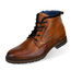 Asher Green Mens Genuine Leather Lace Up Boot w/ Reptile Pattern : Style AG6203
