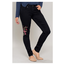 Royalty For Me Women's Floral Embroidery Skinny Jean