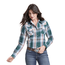 Wrangler Wrangler Women's Plaid Western Snap Shirt LW8045M
