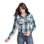 Wrangler Wrangler Women's Plaid Western Snap  Shirt LW8045M