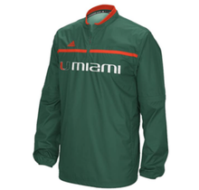 Miami Hurricanes 2015 Sideline 1/4 Zip Climalite Convertible Jacket 6776A