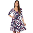 Women's Fit and Flare Midi Dress BD2591