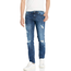WT02 Pants Skinny Ripped Jeans Dk. Sand Blue 19191-3102