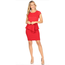 New Bell Lace Techno Crepe Short Dress N1108