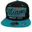 Black Hawk Miami Magic City Snapback | Stripe Design