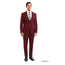 Tazio Men's 3 Piece Ultra Slim Fit Suit M255US -05