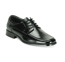 Giorgio Venturi Men's Leather Dress Shoe - Oxford Lace Up, Black 4941