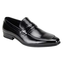 Giorgio Venturi Men's Leather Dress Shoe - Perforated Strap, Black 6818