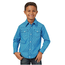 Wrangler Wrangler Wrangler Boys' 20X Geo Print Long Sleeve Western Shirt BJC274B