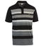 Gioberti Men's Slim Fit Striped Short Sleeve Polo Shirt PS-9326