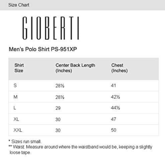 Gioberti Men's Yacht Club Pique Polo Shirt PS-9513P