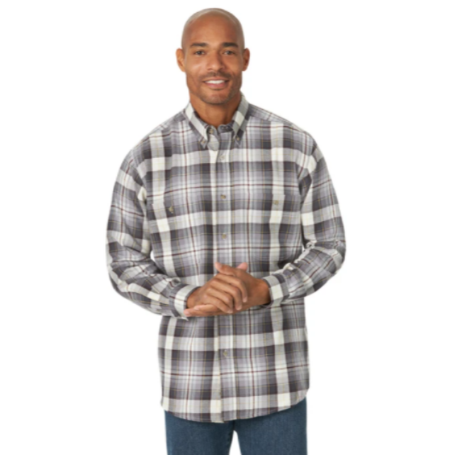 Wrangler Men's Rugged Wear® Blue Ridge Plaid Shirt Wrangler RWBL3