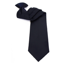 Umo Lorenzo Men's Poly Solid Clip On Tie PSC2401