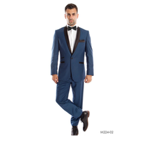 Tazio Men's 3pc Slim Fit Suit M224S-2
