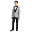 Perry Ellis Boy's 5pc Tuxedo Suit PBT283-5 (Young Adult)