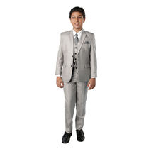 Tazio Boy's 5pc Suit B394-5 (Little Boy)