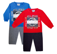 Teddy Boom Infant 2 pc Crewneck All Star Fleece Set 7646388