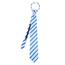 Clericci Clericci Men's Striped Zipper Tie MPWZ-BL4