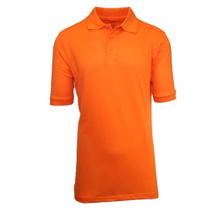 Galaxy Unisex  School Uniform Polo | Orange