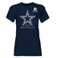 Dallas Cowboys 1960 Womens Premiere Crew Short Sleeve T-Shirt