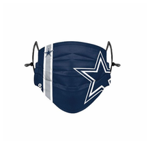 Dallas Cowboys Adult On-Field Sideline Logo Adjustable Face Covering