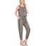 Zenana Outfitters Zenana Snakeskin Print Sleeveless Jogger Jumpsuit with Pockets SC-107865