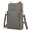MKF Collection Crystal Croco Cellphone Crossbody bag by Mia