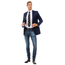 Zegarie Zegarie Men's Suit Jacket MJ346-02