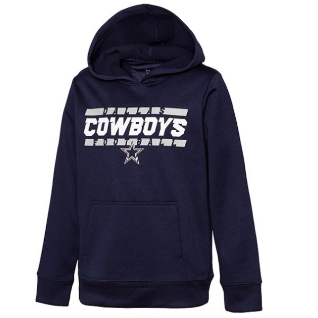 Dallas Cowboys Youth Santiago Fleece Pullover Hoodie