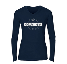 Dallas Cowboys Women's Humphries Long Sleeve V-Neck T-Shirt