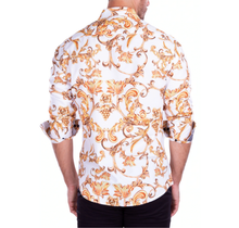 Bespoke Men's Designer Button Up Long Sleeve Dress Shirt 212283