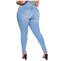 YMI Jeans Plus 3 Button High-Rise Skinny Jean LW