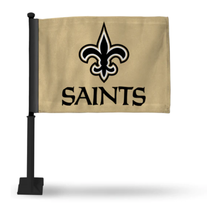 NFL New Orleans Saints Double Sided Car Flag - 16" x 19" FGK1313