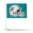Rico Industries NFL Miami Dolphins Helmet Logo Double Sided Car Flag - 16" x 19" FG1112