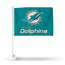Rico Industries NFL Miami Dolphins Double Sided Car Flag - 16" x 19" FG1111