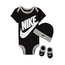 Nike Nike Baby (6-12M) Bodysuit, Hat and Booties Box Set LN0073-023