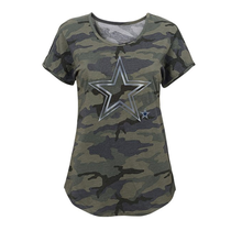 Dallas Cowboys Juniors Baseline Short Sleeve Dolman T-Shirt