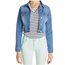 ENJEAN Enjean Stone Wash Crop Jacket PEJ2056