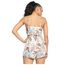 blashe Blashe Women's 2Pc Floral Detail Cami & Short Set BSET03404