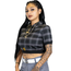 FB County Women's Flannel Crop Top