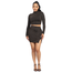 IRIS Iris Glitter Fabric Two Piece Skirt Set 231ISET