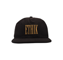 Ethik Worldwide Twenties Wool 6 Panel Hat, Black