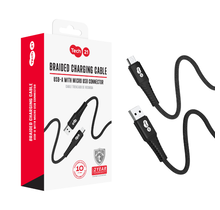 Tech21 Braided Charging 10ft C-Type to USB Cable