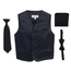 Gioberti Boy's 4 Pc Formal Vest Set VSK-4BLK