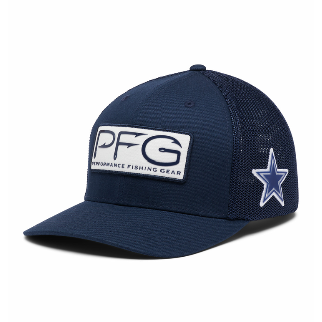 Dallas Cowboys Unisex Columbia PFG Mesh Hooks Ball Hat