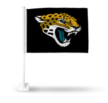 NFL Jacksonville Jaguars Double Sided Car Flag - 16" x 19" FG0908