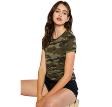 Reflex Slub Short Sleeve Tee S751 | Camo Green